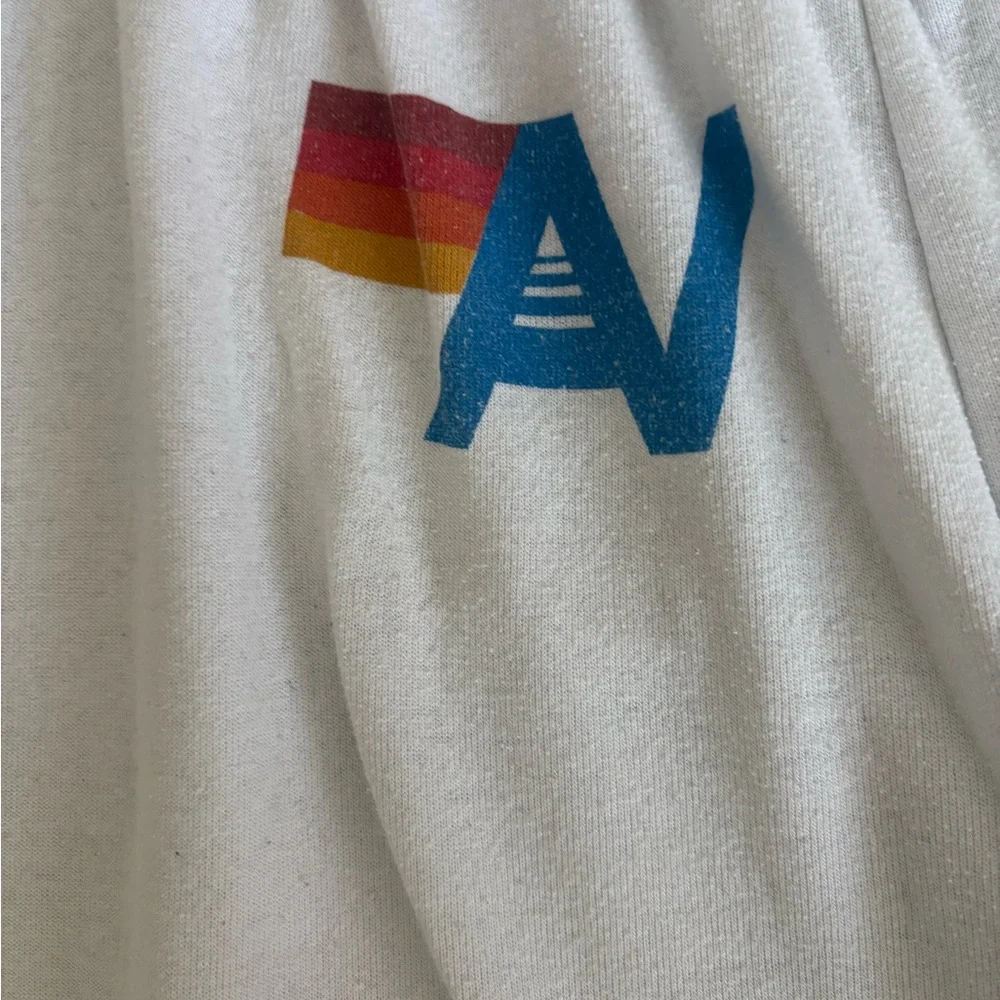Aviator nation white sweatpants size L - Picture 4 of 7